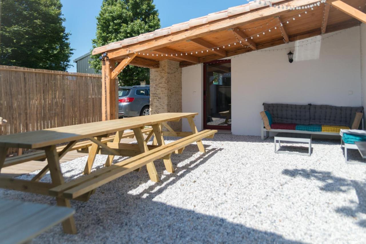 Longere Pierres/Modernite Proche Mer/La Guittiere Talmont-Saint-Hilaire Exterior foto